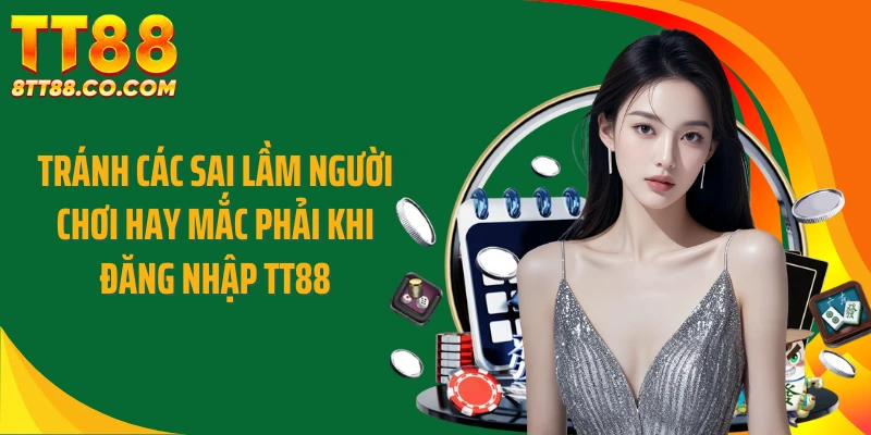 Tránh các sai lầm người chơi hay mắc phải khi đăng nhập TT88